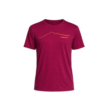 Tricou sport barbati  SERNEUS - rosu inchis - Rosu inchis