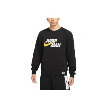 Bluza sport barbati  Jumpman - negru - bumbac - design premium