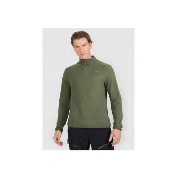 Bluza sport barbati  termica - tehnologie 4FWarm - kaki - pentru schi - poliester - Verde