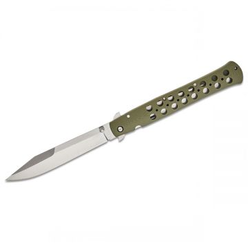 Briceag cu deschidere manuala, prindere curea, verde, 33.5 cm