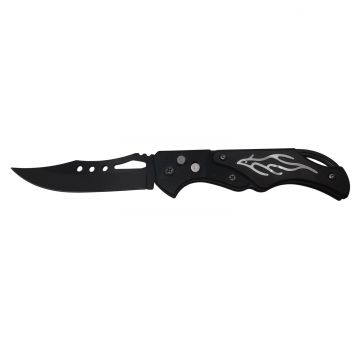 Briceag de vanatoare DEPOX , Fire Blade, otel inoxidabil, 21.5 cm, argintiu