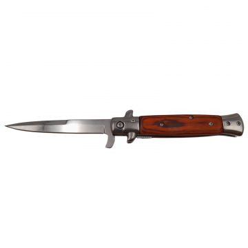 Briceag de vanatoare DEPOX , Italian Spirit, otel inoxidabil, 23 cm, maro