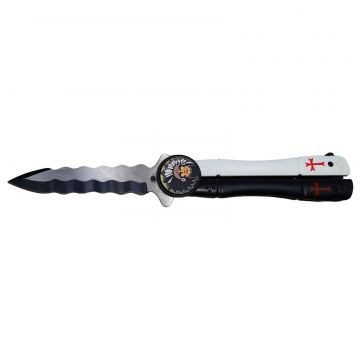 Briceag fluture de vanatoare DEPOX , Indian Chief, otel inoxidabil, 22.5 cm, multicolor