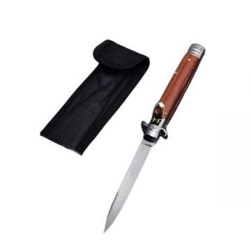Briceag Stiletto, DEPOX , Automat, Maro, 24 cm