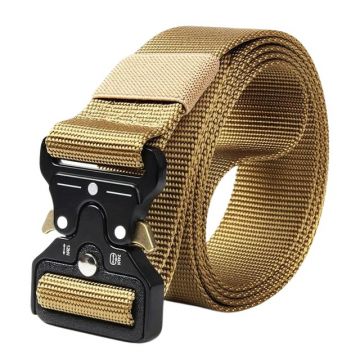 Centura tactica, Militarische Unterstutzung, nylon, 120 cm, bej