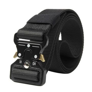 Centura tactica, Militarische Unterstutzung, nylon, 120 cm, negru