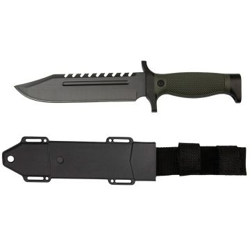Cutit de vanatoare DEPOX , Assault Specialist, 30 cm, negru, teaca inclusa