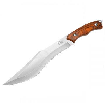 Cutit de vanatoare, Hunter Brown, 38 cm, maro, teaca inclusa