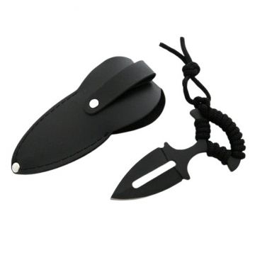 Cutit tactic DEPOX , Spear Comando, 13 cm, negru, teaca inclusa