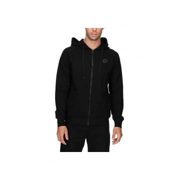 Hanorac sport barbati 219880 -  Bumbac/Poliester - Negru