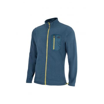 Jacheta sport barbati  fleece - albastra - 4FWarm - croiala regulata -