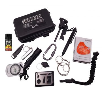 Kit supravietuire DEPOX , On Point, 13 elemente multifunctionale, negru