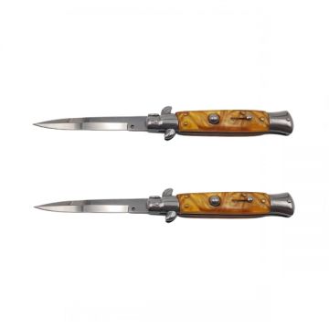 Pachet doua bricege de vanatoare Italian Spirit, otel inoxidabil, 22.5 cm, maro