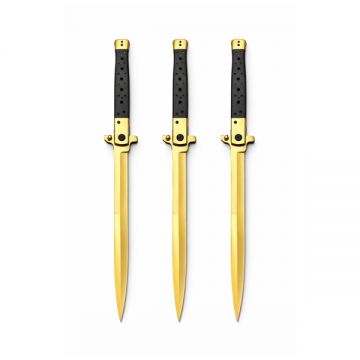Set 3 Bricege tip Stiletto, DEPOX , deschidere manuala, 33 cm, lama metalica aurie