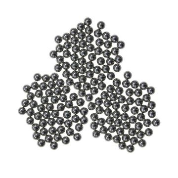 Set 300 bile metalice pentru airsoft si prastie 6 mm, argintiu