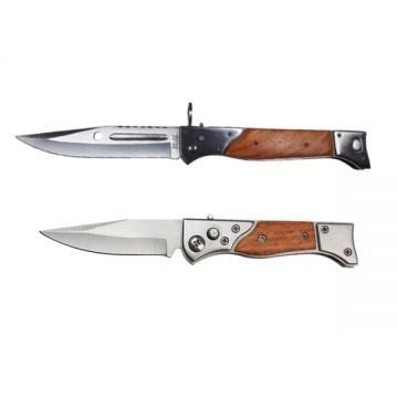 Set cutit de vanatoare automat 16.5 cm si briceag AK-47, 27 cm, teaca inclusa