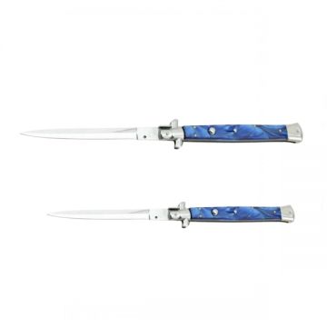 Set doua bricege automate Blue Marble, lama stiletto, 33 cm   23 cm