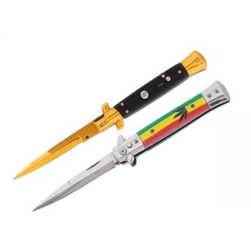 Set doua bricege automate DEPOX , otel inoxidabil, multicolor auriu, 22 cm