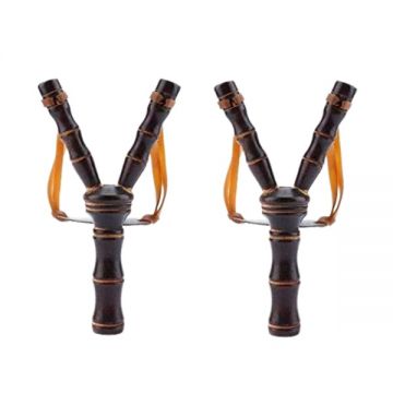 Set doua Prastii din Lemn, Handmade, 19 cm, Maro