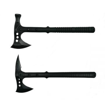 Set doua Topoare Survivor, otel inoxidabil, DEPOX , negru, 39 cm, teaca inclusa