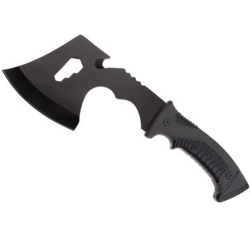 Topor DEPOX , Irish Wrath, otel inoxidabil, negru, 28 cm, teaca inclusa
