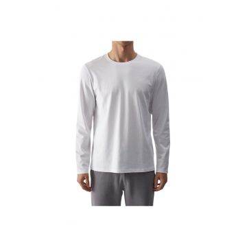 Bluza barbati -  bumbac - alb