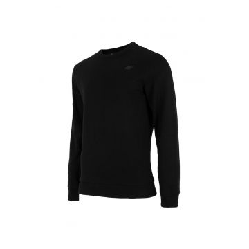 Bluza  barbati - buzunar cu fermoar - bumbac si poliester - negru