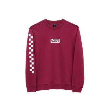 Bluza barbati  MN Versa Standard - croiala regulata - imprimeu in carouri - visiniu - bumbac