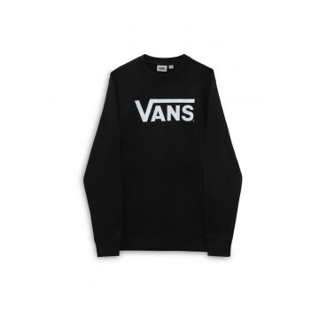 Bluza barbati  model Crew-B - croiala regulata - decolteu rotund - negru - 100% bumbac