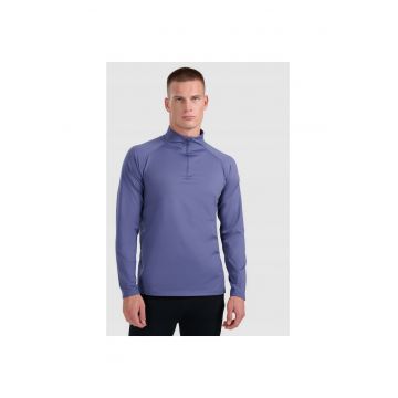 Bluza sport barbati  lenjerie termica - bleumarin - tehnologie 4FWarm - croiala regulara
