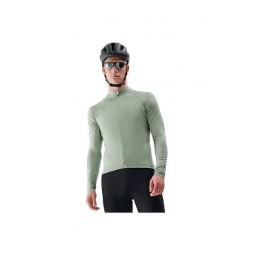 Bluza sport  functionala - barbati - culoare verde - material respirabil -