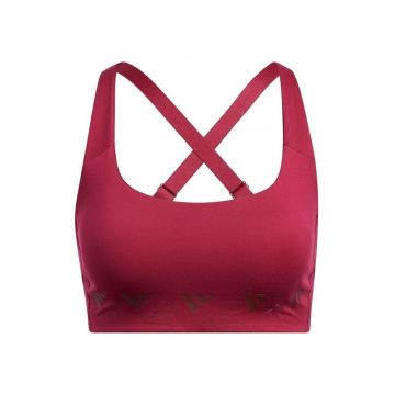 Bustiera femei  Adidas Wms Sport-bh 3b Logo - Rosu