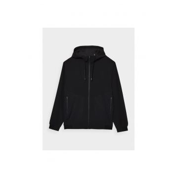 Hanorac Antrenament Barbati  Fermoar & Gluga - Rapid Uscare - Antracit - S-3XL
