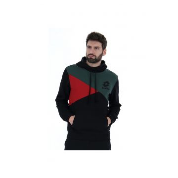 Hanorac sport barbati 216876 -  Bumbac - Negru -