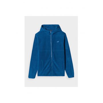 Hanorac sport barbati  fibre sintetice - material calduros - turcoaz