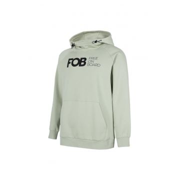 Hanorac sport barbati H4Z22-BLM021 -  Bumbac/Poliester - Verde -