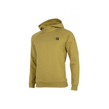 Hanorac sport barbati H4Z22-BLM022 -  Bumbac/Poliester - Verde