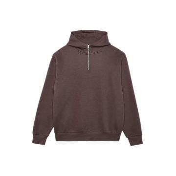 Hanorac sport barbati OTHAW23TSWSM0760 -  Bumbac/Poliester - Maro