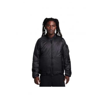 Jacheta barbati -  Tech Fleece - izolata - neagra - nylon