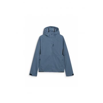 Jacheta softshell barbati  poliester - membrana NeoDry 10000 - gluga reglabila - albastru - Drytex