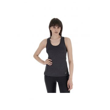 Maiou sport  Workout II - pentru femei - culoare neagra - material respirabil textil