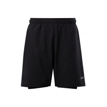 Pantaloni scurti sport barbati  poliester - negru