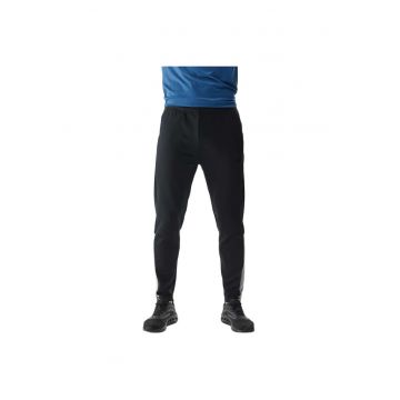 Pantaloni sport barbati  4FWAW24TFTRM683 - talie elastica - poliester/elastan - negru
