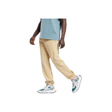 Pantaloni sport barbati  bumbac organic - talie elastica - bej