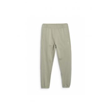 Pantaloni sport barbati -  confortabili - bumbac/poliester - kaki