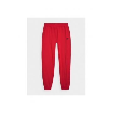 Pantaloni sport barbati  rosii - bumbac/poliester