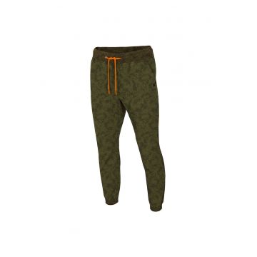 Pantaloni sport barbati  talie ajustabila - bumbac/elastan - kaki -