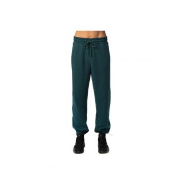 Pantaloni sport barbati  talie elastica - bumbac/poliester - verde -