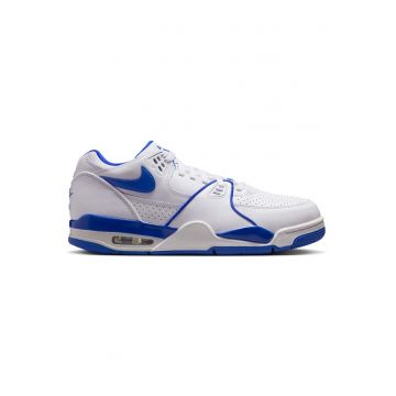 Pantofi sport barbati  Air Flight '89 Low - alb/albastru - piele ecologica - tehnologie Nike Air - croiala joasa