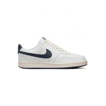 Pantofi sport barbati -  Court Vision Low HF9198 - piele ecologica - alb/bleumarin